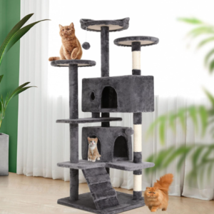 54" Cat Tree Cat Tower Complete Condo