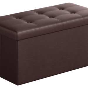 Premium Folding Ottoman with Storage, Foot Rest Stool