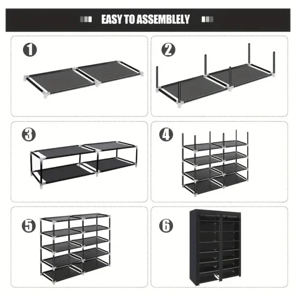 Max Storage, Zero Mess – Large-Capacity Shoe Rack for the Whole Family! - Image 6