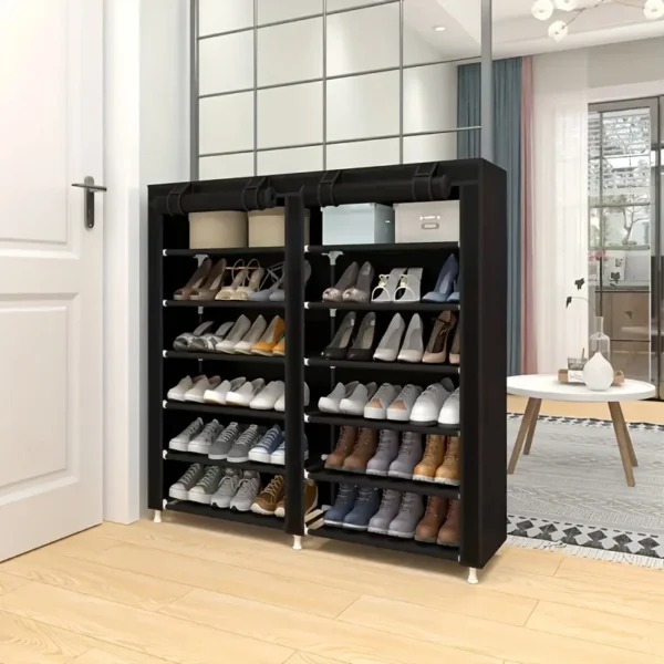Max Storage, Zero Mess – Large-Capacity Shoe Rack for the Whole Family!