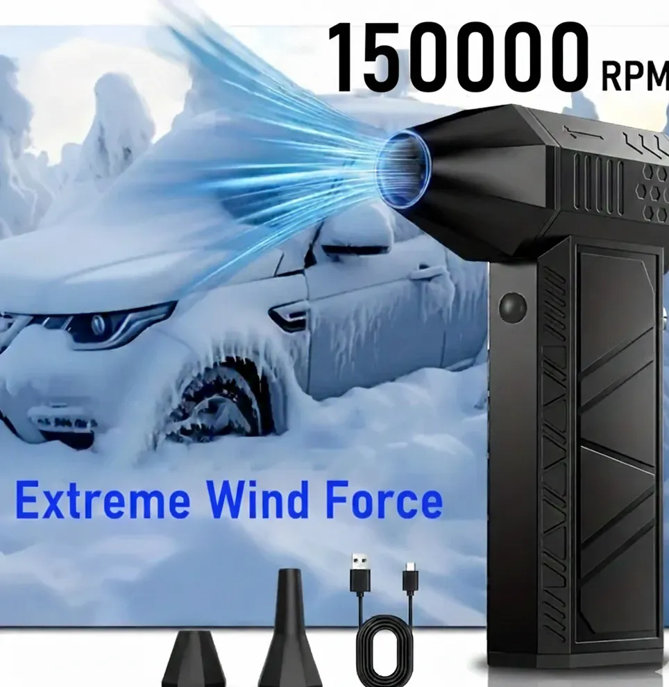 Multiuse TurboJet Blower | Insane Power for Snow, Leaves & Dust (Black) - Image 2