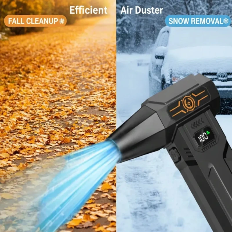 Multiuse TurboJet Blower | Insane Power for Snow, Leaves & Dust (Black) - Image 3